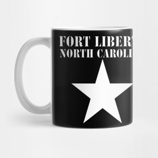 Fort Liberty North Carolina with White Star X 300 Mug